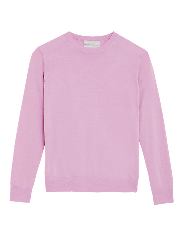 Pure Merino Wool Crew Neck Jumper