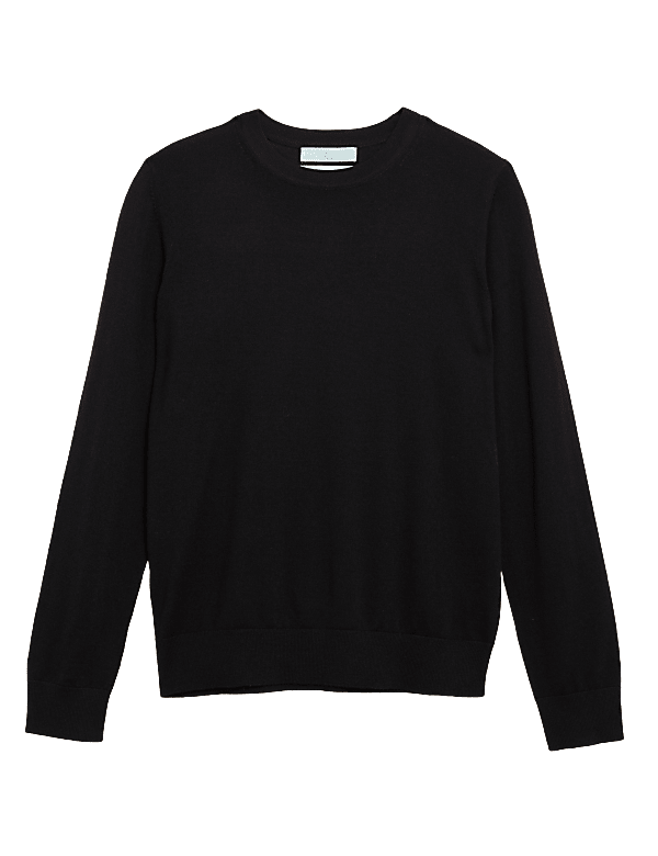 Pure Merino Wool Crew Neck Jumper