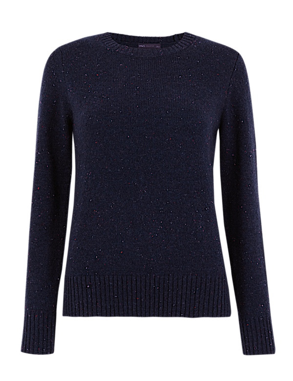 Wool Rich Textured Jumper
