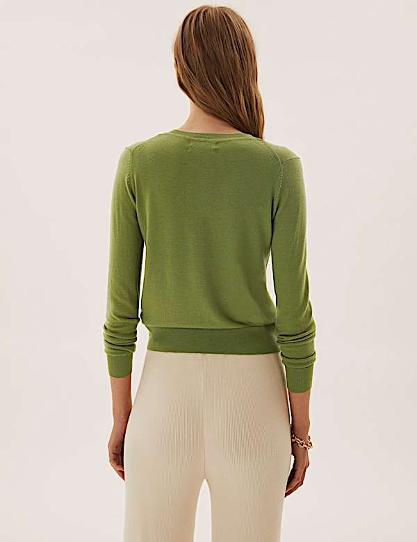 Pure Merino Wool Cardigan