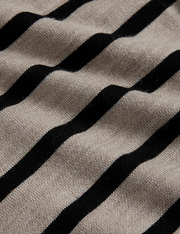 Pure Merino Wool Striped Jumper