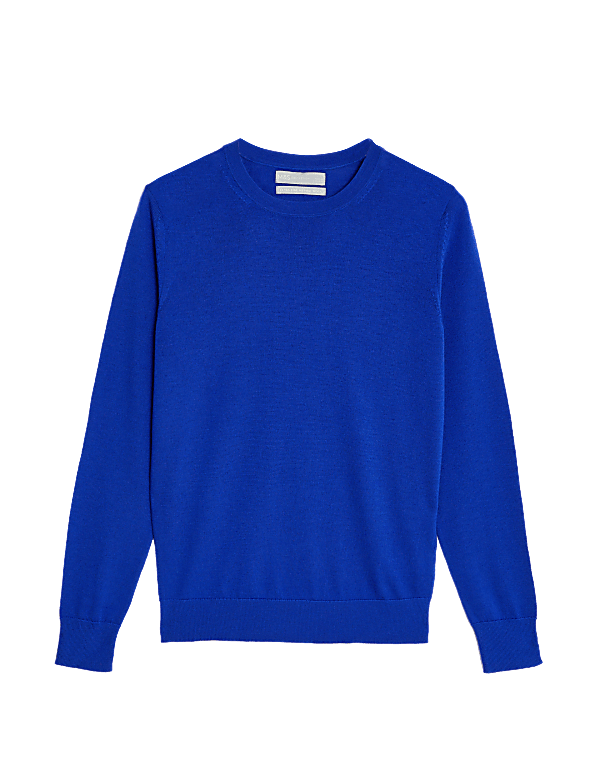 Pure Merino Wool Crew Neck Jumper