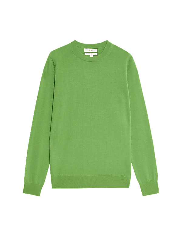 Pure Merino Wool Crew Neck Jumper