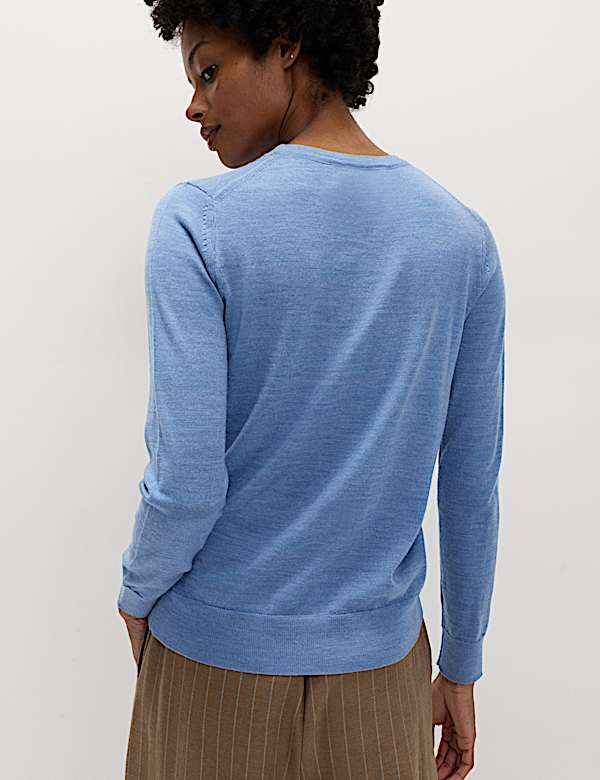 Pull 100 % laine m&eacute;rinos &agrave; col rond - FR