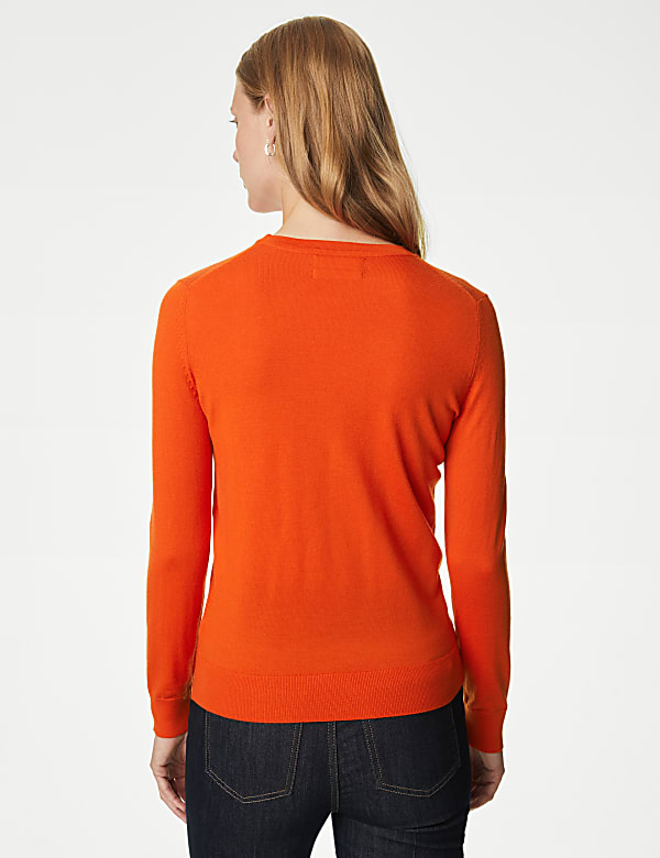 Pure Merino Wool Crew Neck Jumper