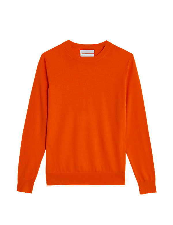 Pure Merino Wool Crew Neck Jumper