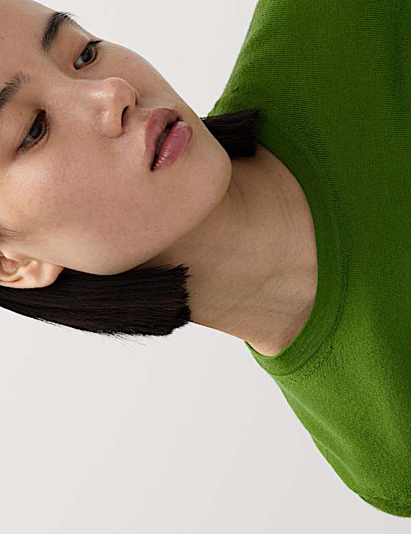 Pure Merino Wool Crew Neck Jumper - ES