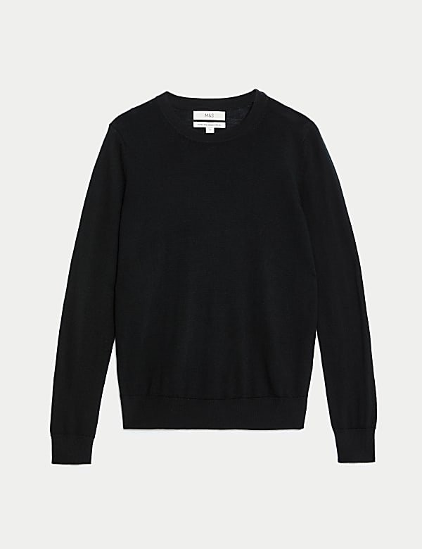 Pure Merino Wool Crew Neck Jumper - PL