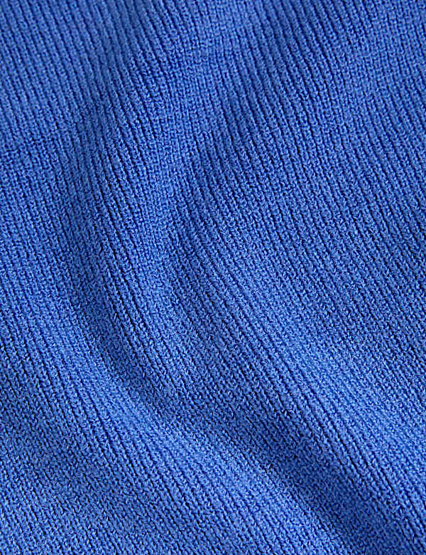 Air-Yarn Crew Neck Knitted Top