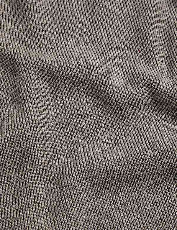 Air-Yarn Crew Neck Knitted Top