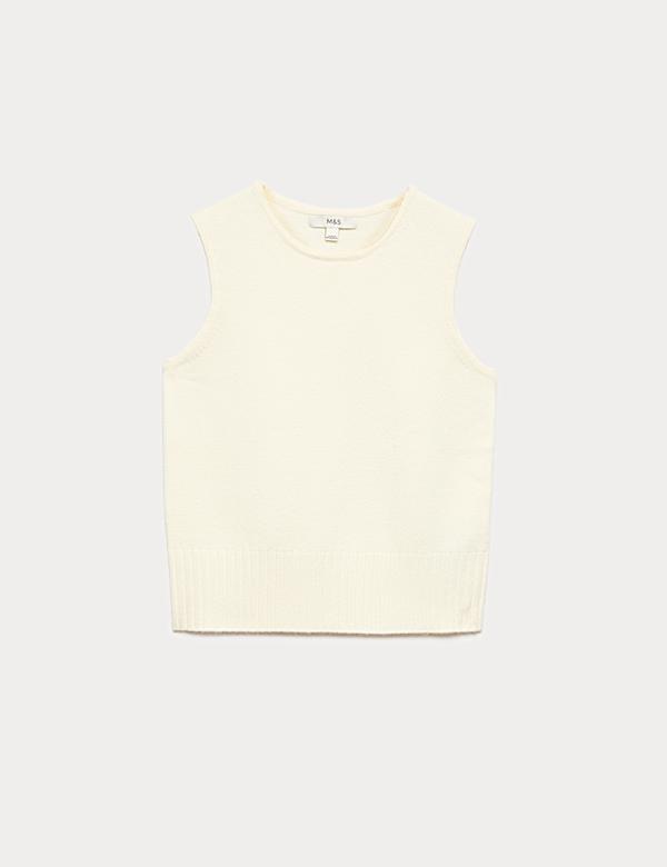 Maillot de corps &agrave; col rond en maille l&eacute;g&egrave;re  - FR