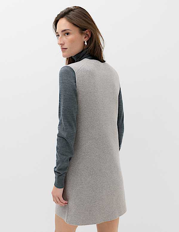 Air-Yarn Pocket Mini Knitted Dress - AU