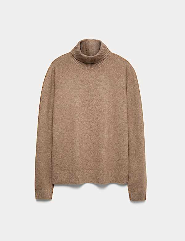 Air-Yarn Roll Neck Jumper - DE