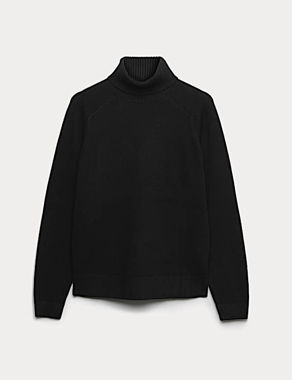 Air-Yarn Roll Neck Jumper - IT