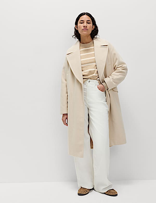 Air-Yarn Striped Crew Jumper - IS