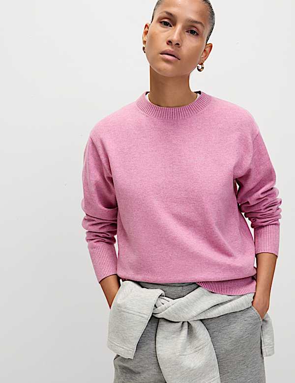 Air-Yarn Crew Neck Jumper