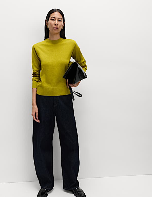 Air-Yarn Crew Neck Jumper - NL