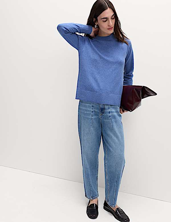 Air-Yarn Crew Neck Jumper - US