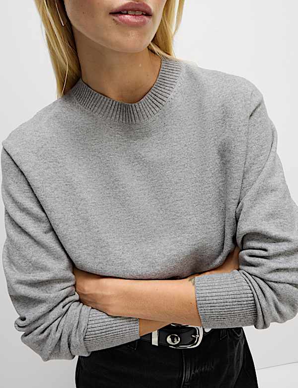 Air-Yarn Crew Neck Jumper