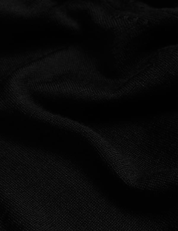Pure Merino Wool Crew Neck Cardigan