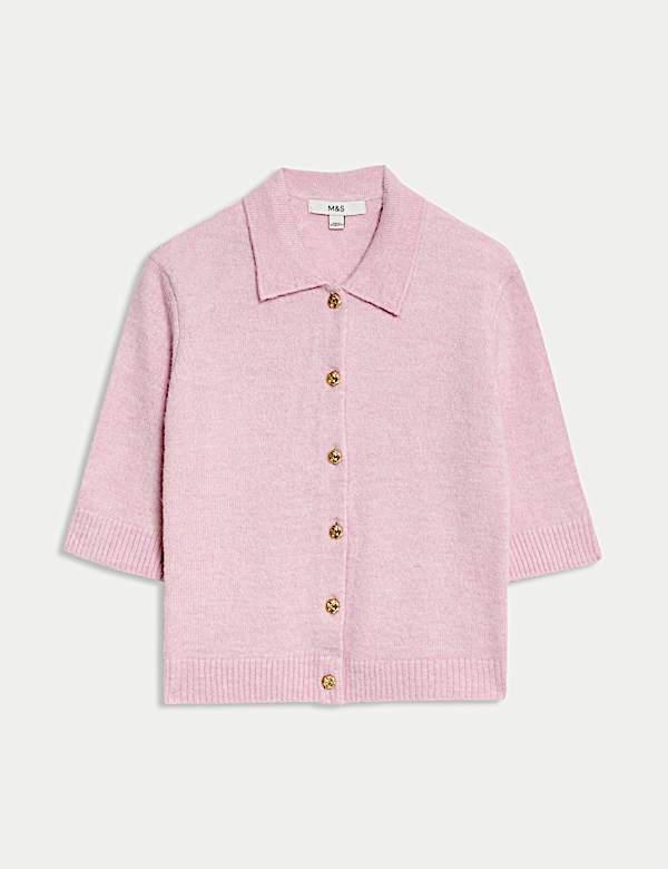 Κοντομάνικο κοντομάνικο κοντομάνικο με κοντό μανίκι και αλπακά - GR