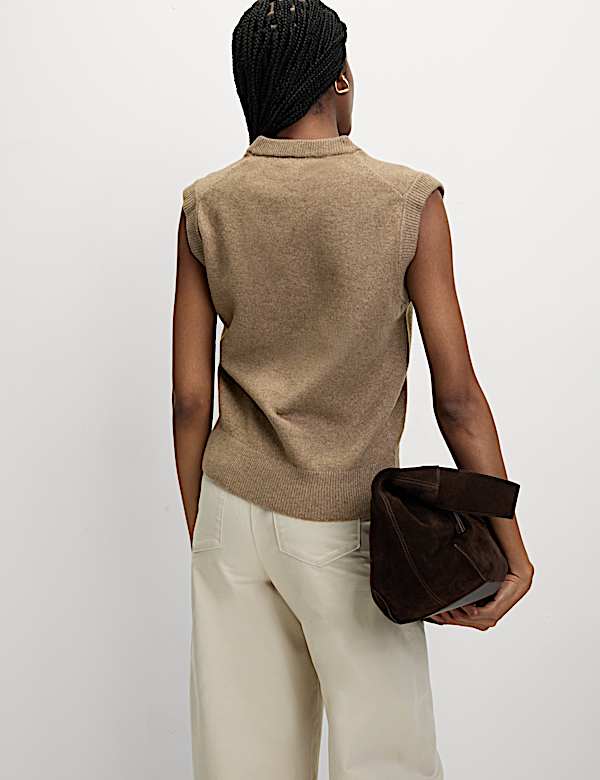 Air Yarn V-Neck Tabard - MV