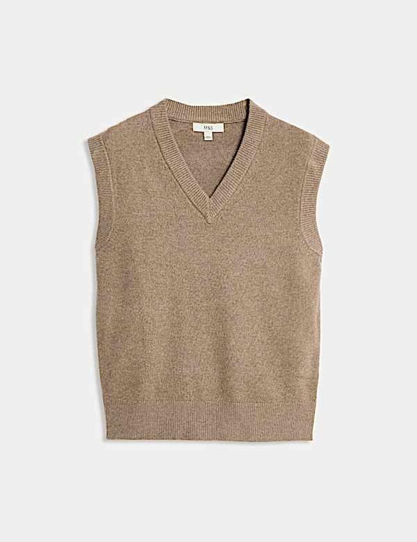 Air Yarn V-Neck Tabard - MV