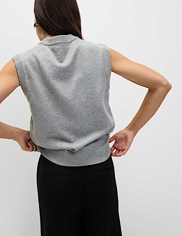 Air Yarn V-Neck Tabard - ES