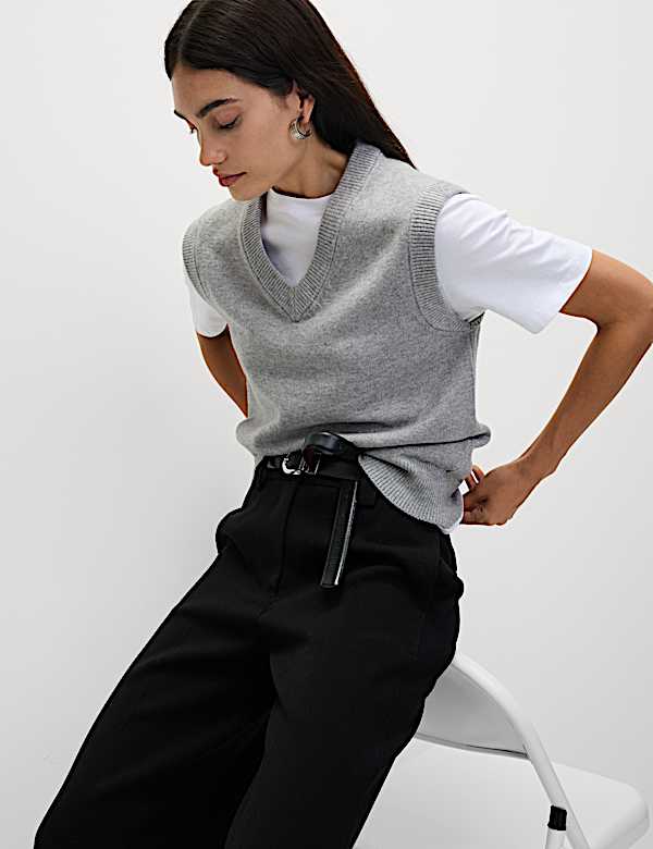 Air Yarn V-Neck Tabard - ES