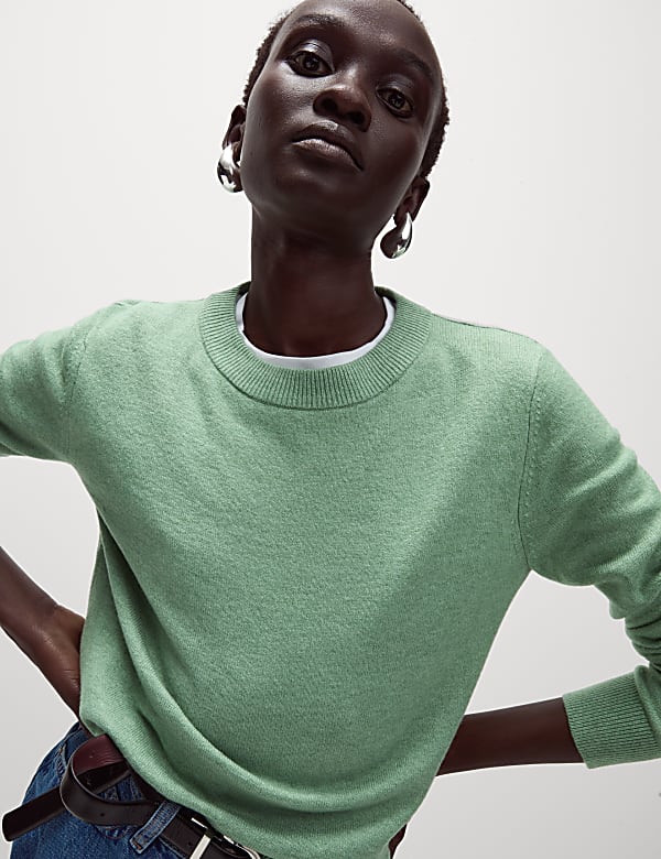 Air-Yarn Crew Neck Jumper