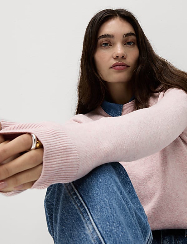 Air-Yarn Crew Neck Jumper