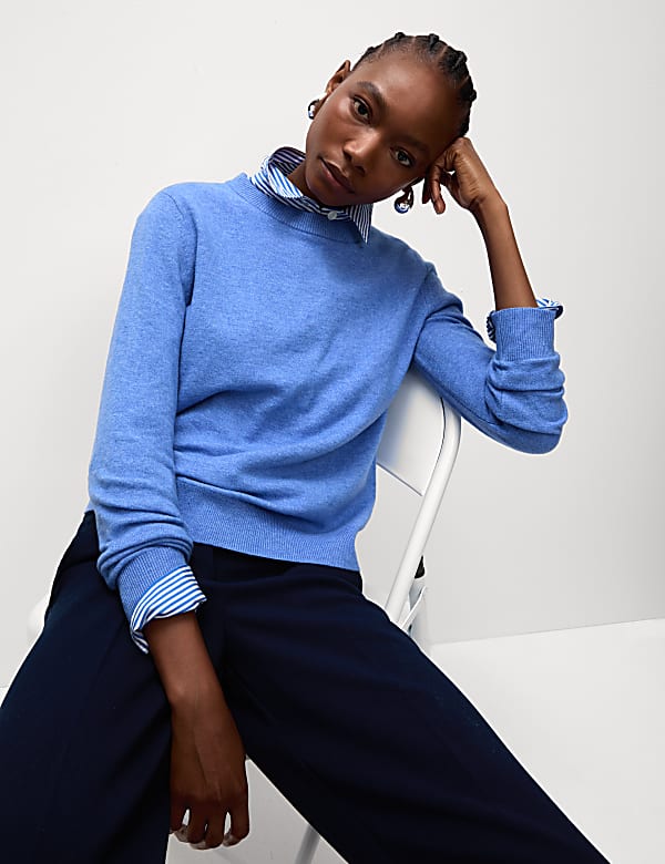 Air-Yarn Crew Neck Jumper