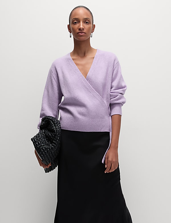 V-Neck Relaxed Cardigan - CZ