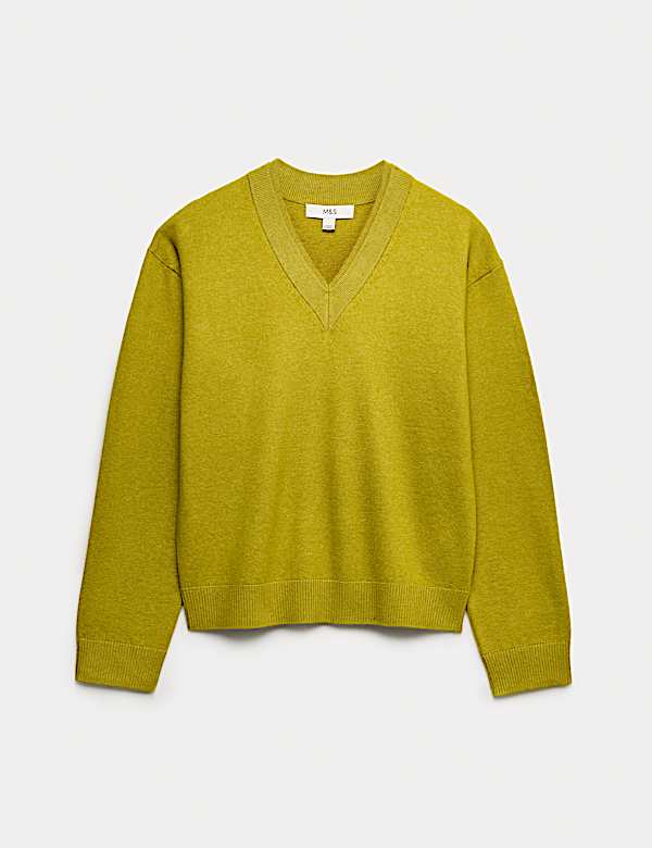 Air-Yarn V-Neck Jumper - CH