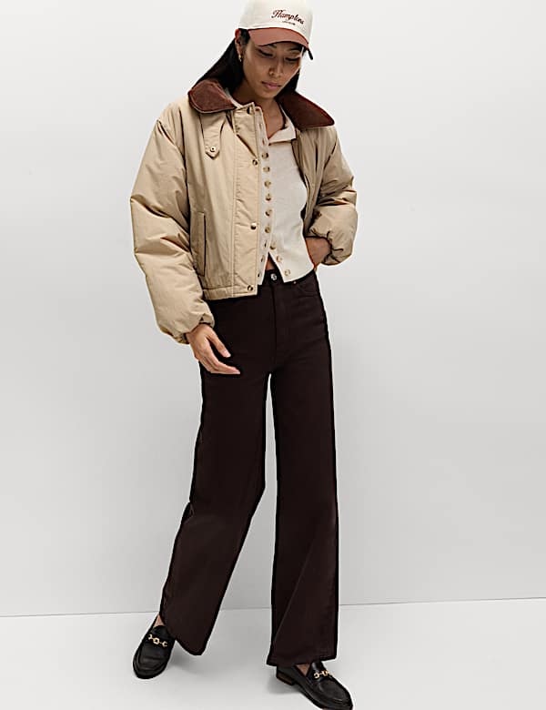 Air-Yarn Crew Neck Short Cardigan - US