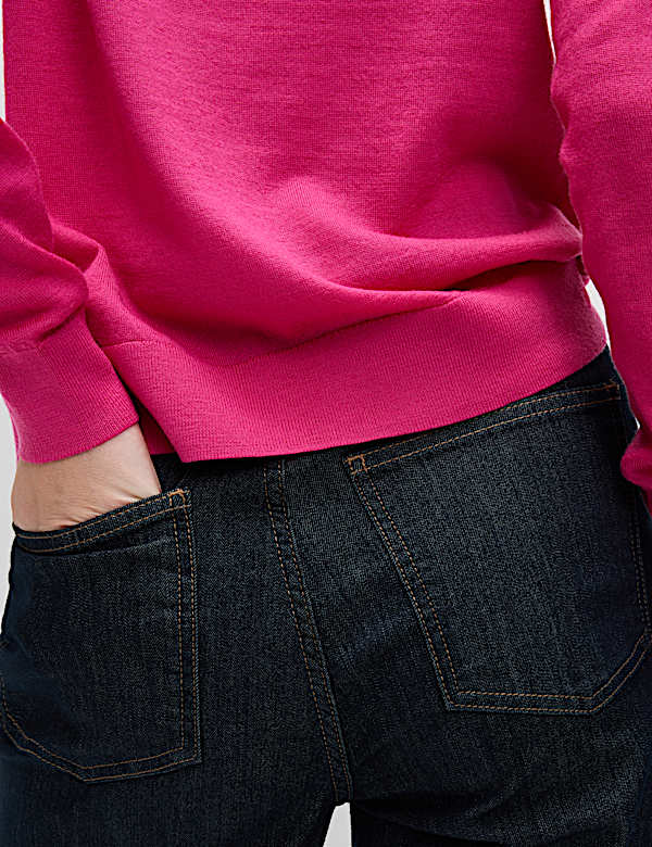 C&aacute;rdigan 100% lana de merino con escote cerrado - US