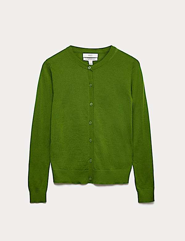 Gilet 100 % laine de m&eacute;rinos &agrave; encolure ronde - LU