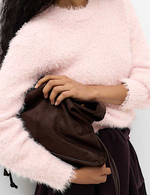 Textured Crew Neck Jumper - CN