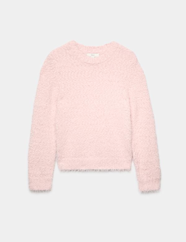 Textured Crew Neck Jumper - CN