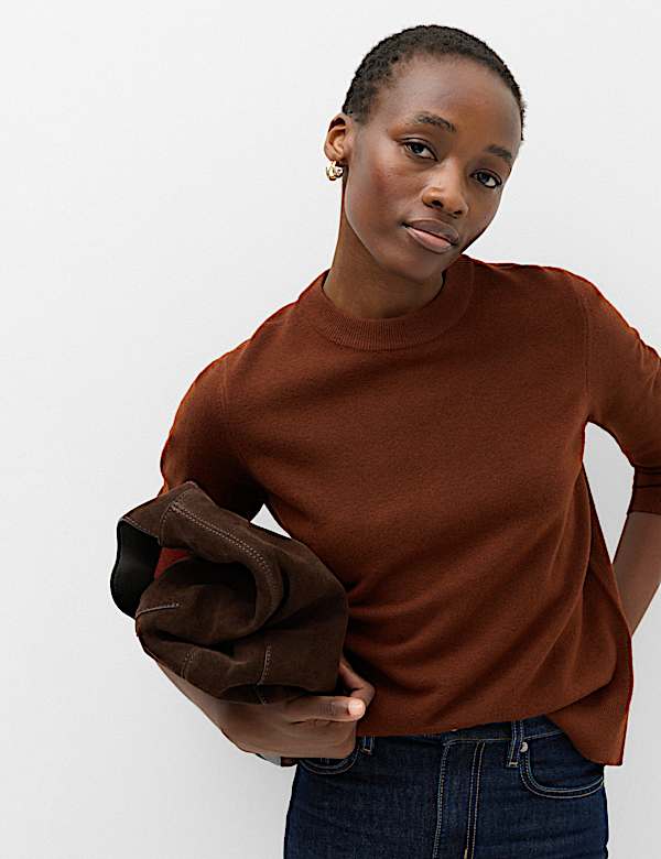 Air-Yarn Crew Neck Jumper