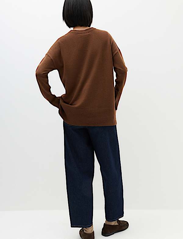 Air-Yarn Oversized Longline Jumper - CH