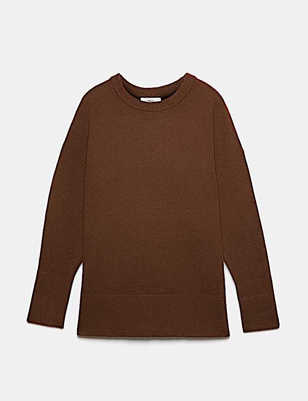 Air-Yarn Oversized Longline Jumper - CH