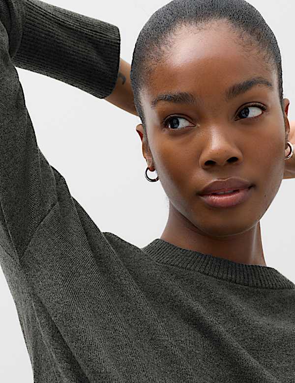 Air-Yarn Oversized Longline Jumper - PT