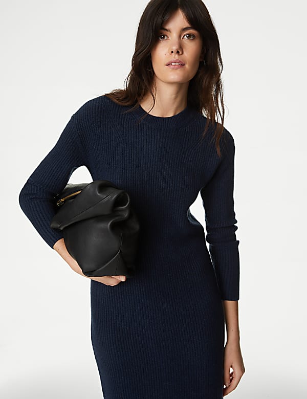 M and s knitted dress deals