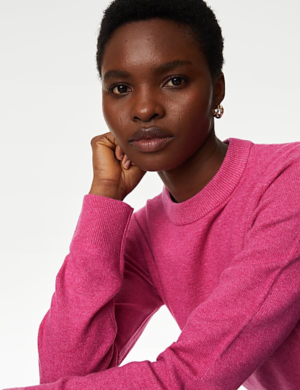 Buy Recycled Blend Crew Neck Jumper at Marks Spencer