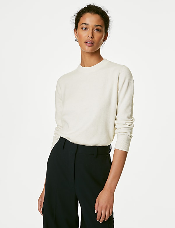 M&s white jumper top