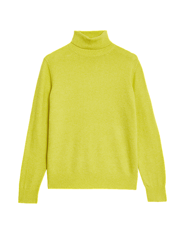 Air-Yarn Roll Neck Jumper