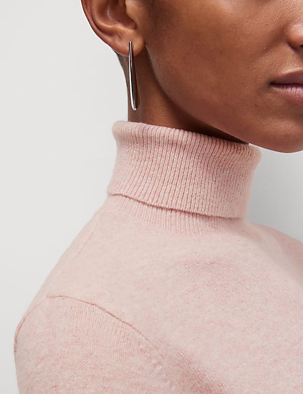 Air-Yarn Roll Neck Jumper - PL