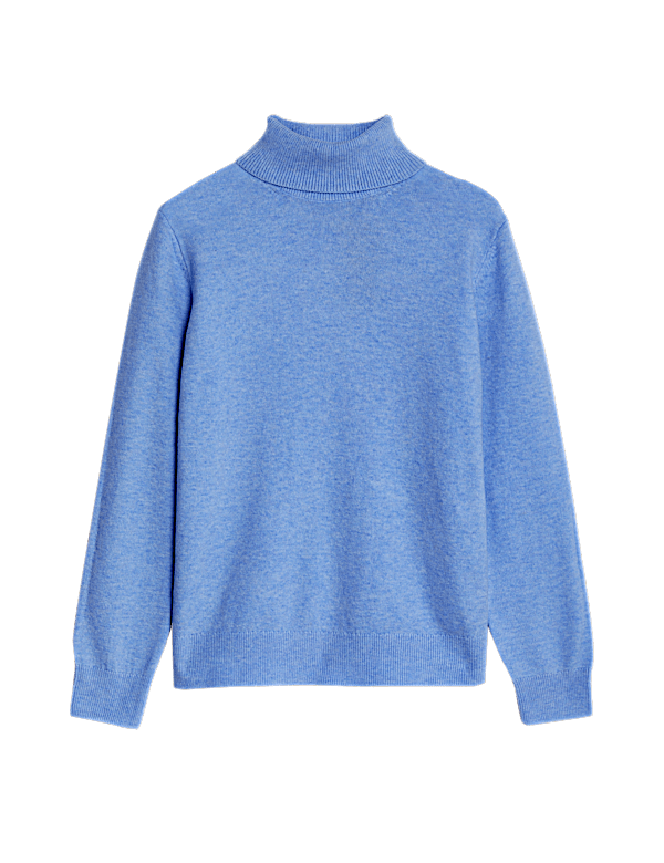 Air-Yarn Roll Neck Jumper