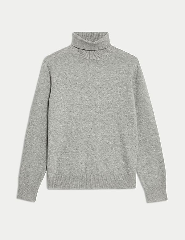Air-Yarn Roll Neck Jumper - DK